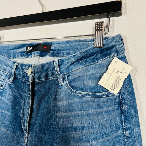 NEW! 3x1 Jeans W2 5 Pocket Midrise Skinny Blue Casual Denim - 29 - Picture 3 of 6